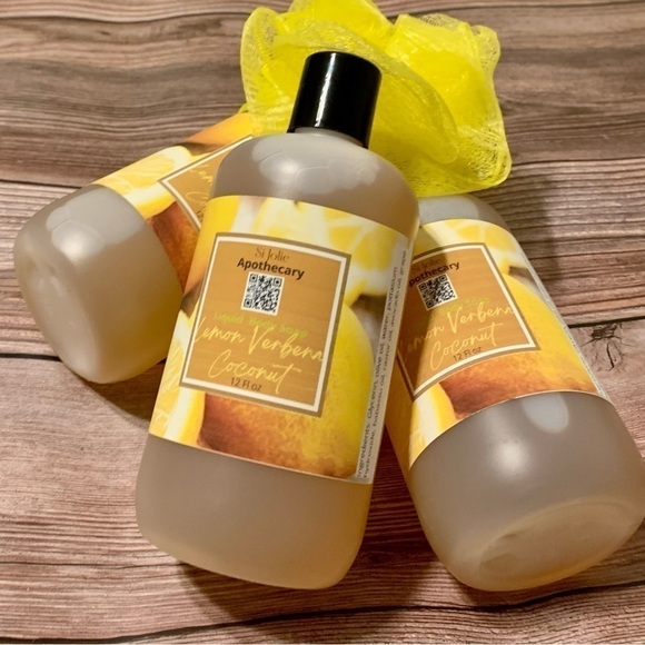 Hand Crafted Vegan Liquid Body Soaps and Body Wash. FREE pouf. New Scents! - Picture 6 of 11